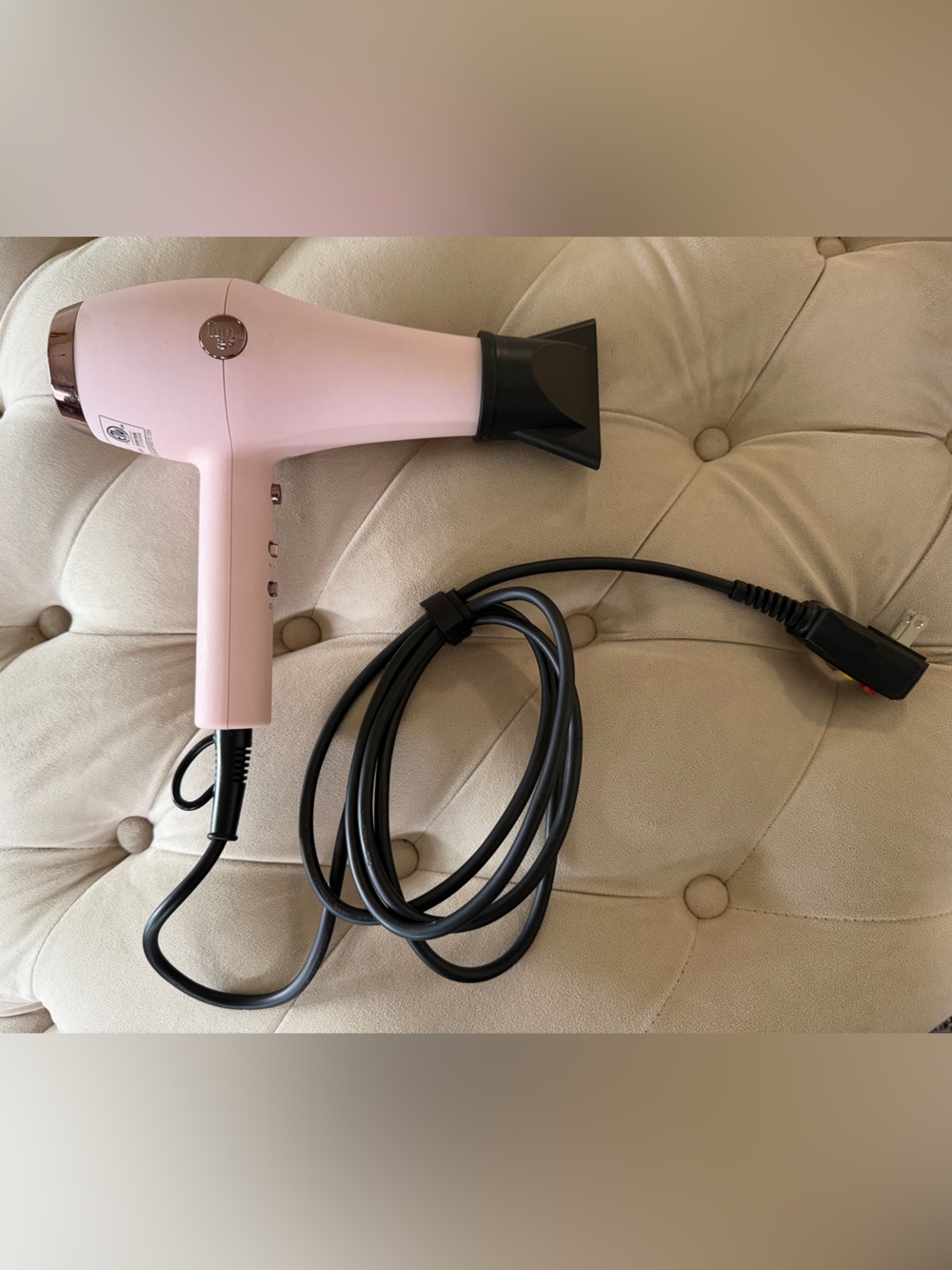 Lange Soleil Lightweight Hair Dryer in Soft Pink